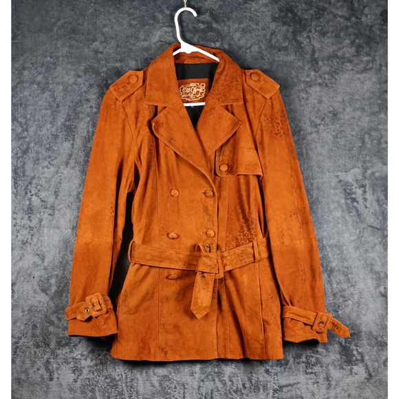 Old Gringo Jackets & Blazers - Old Gringo Suede Jacket Large Rust Leopard